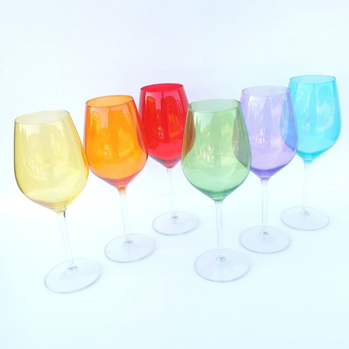 Set calici vino - vino, colorati