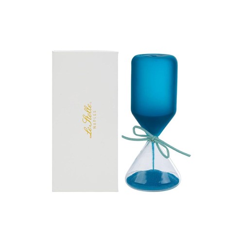 Clessidra vetro azzurro - in,