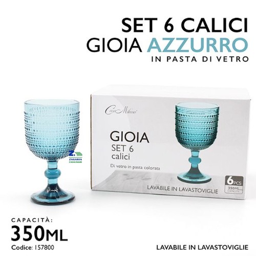 Set bicchieri calici gioia - 6,