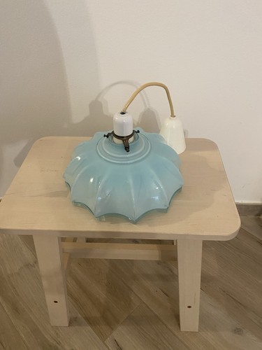 Vetro opalino azzurro anni - , 60