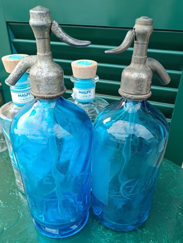 Bottiglie sifone seltzer - bottiglie, vetro