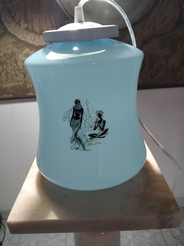 Lampadario vintage vetro - lampadario,