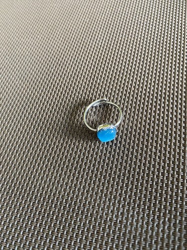 Anello acciaio vetro - acciaio,